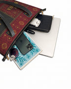 "LA GUERRERA" ver.2 Leather Tote Bag - detail | Paleta Bags