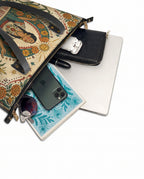 "Soy hija de la tierra" ver.5 Leather Tote Bag - detail | Paleta Bags
