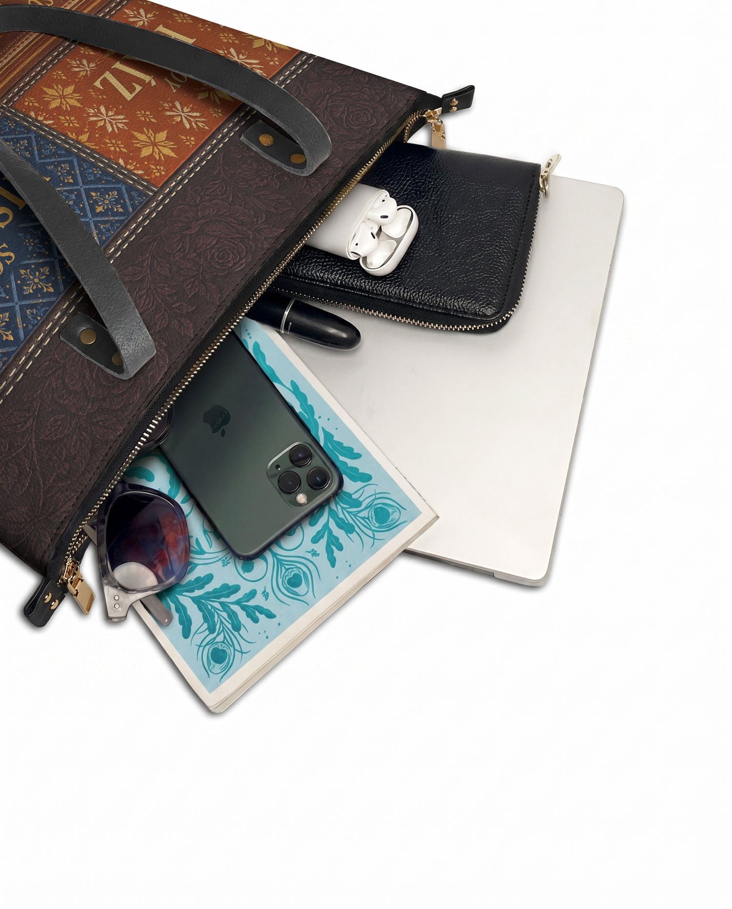 "LAS RAÍCES" ver.2 Leather Tote Bag - detail | Paleta Bags