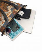 "Vuelo Alto" ver.3 Leather Tote Bag - detail | Paleta Bags