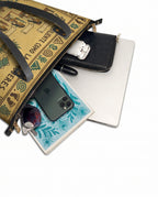 "Resiliente como las mujeres que me precedieron" ver.4 Leather Tote Bag - detail | Paleta Bags