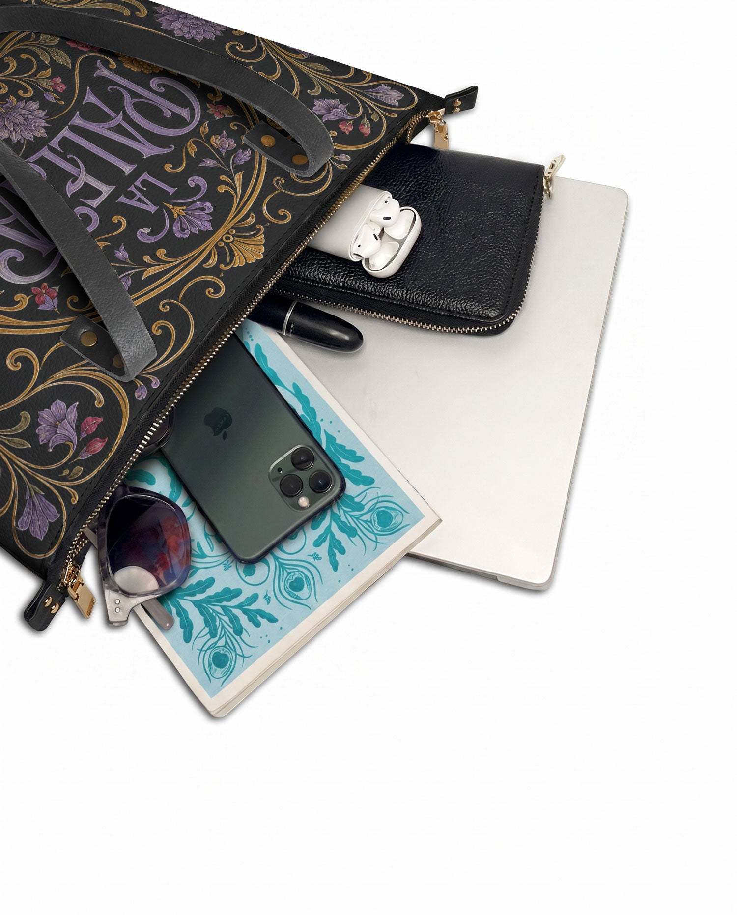 "La Paleta — Arte en cada costura" ver.1 Leather Tote Bag - detail | Paleta Bags