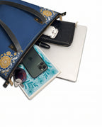 "CEMPASSÚCHIL" Leather Tote Bag - detail | Paleta Bags