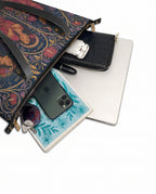 "Me cuido, me amo, me honro" ver.3 Leather Tote Bag - detail | Paleta Bags