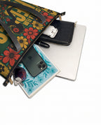 "Como la flor, regreso cada primavera" ver.1 Leather Tote Bag - detail | Paleta Bags