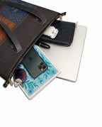 "BILINGÜE" ver.1 Leather Tote Bag - detail | Paleta Bags