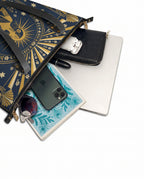 "Eres la mujer que alguna vez soñaste ser" ver.7 Leather Tote Bag - detail | Paleta Bags