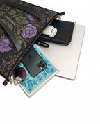 "Otomi Wild Embroidery" ver.4 Leather Tote Bag - detail | Paleta Bags
