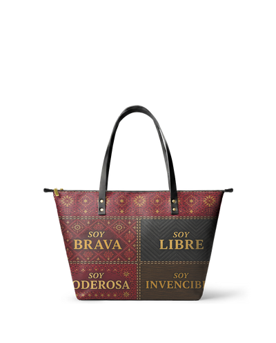 "LA GUERRERA" ver.2 Leather Tote Bag