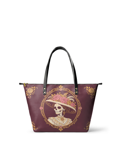 "CALAVERA" Leather Tote Bag