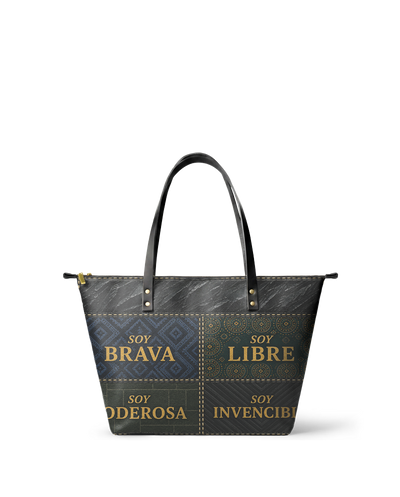 "LA GUERRERA" ver.3 Leather Tote Bag