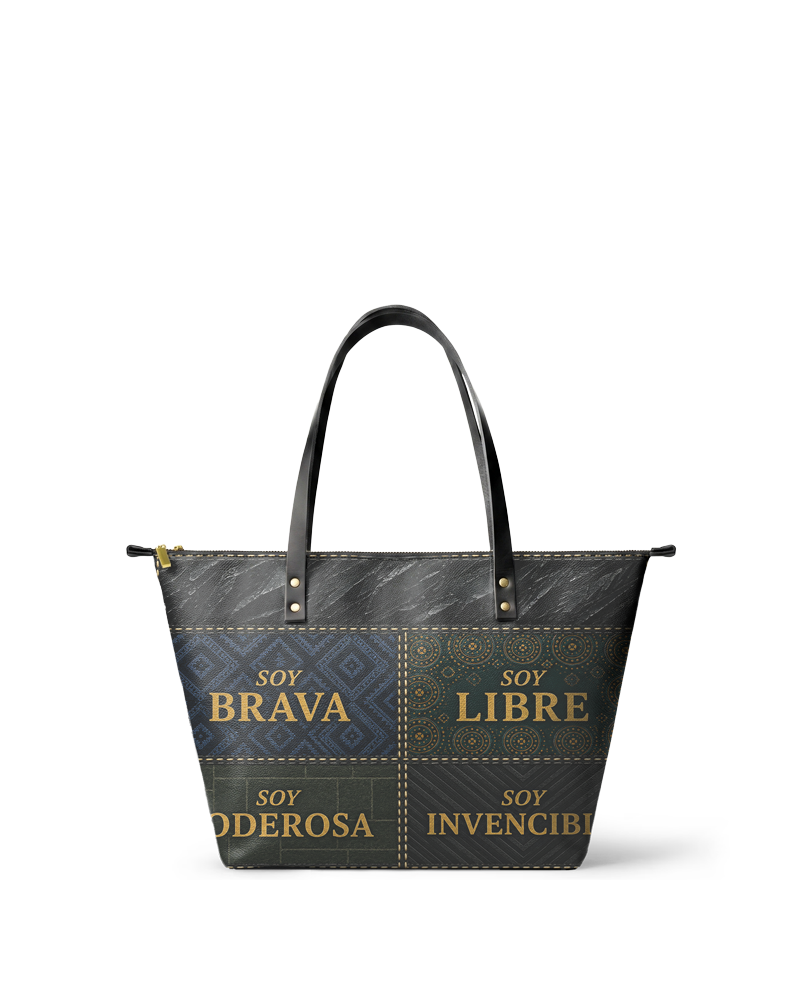 "LA GUERRERA" ver.3 Leather Tote Bag