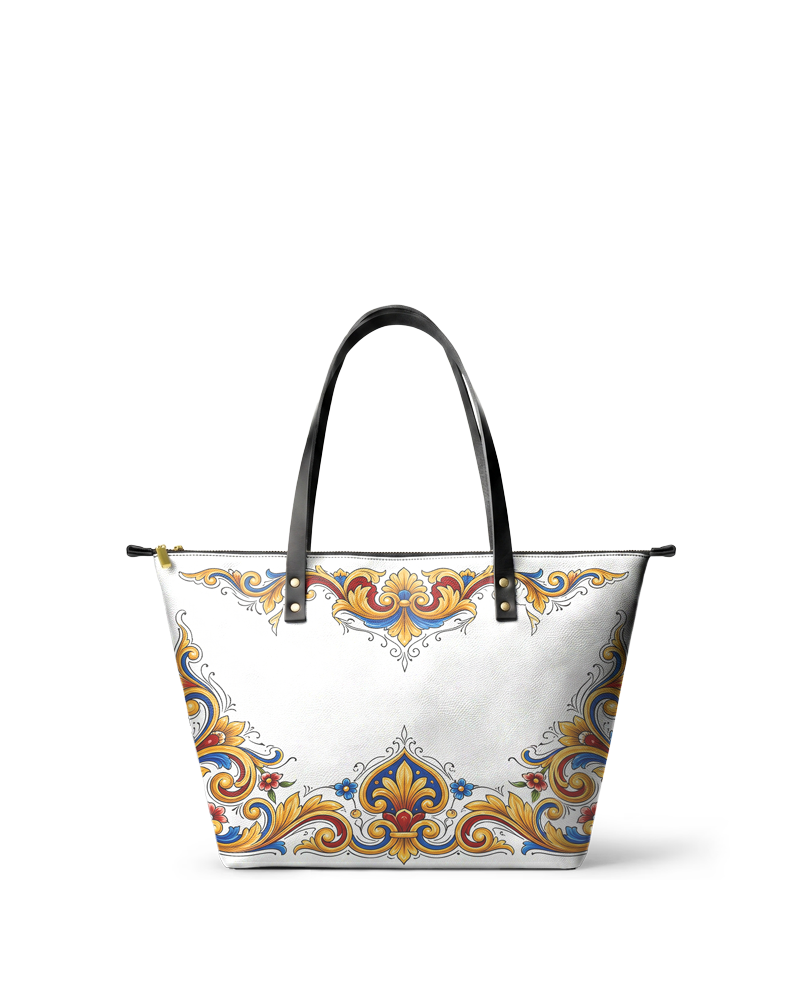 "IXTAC" Leather Tote Bag
