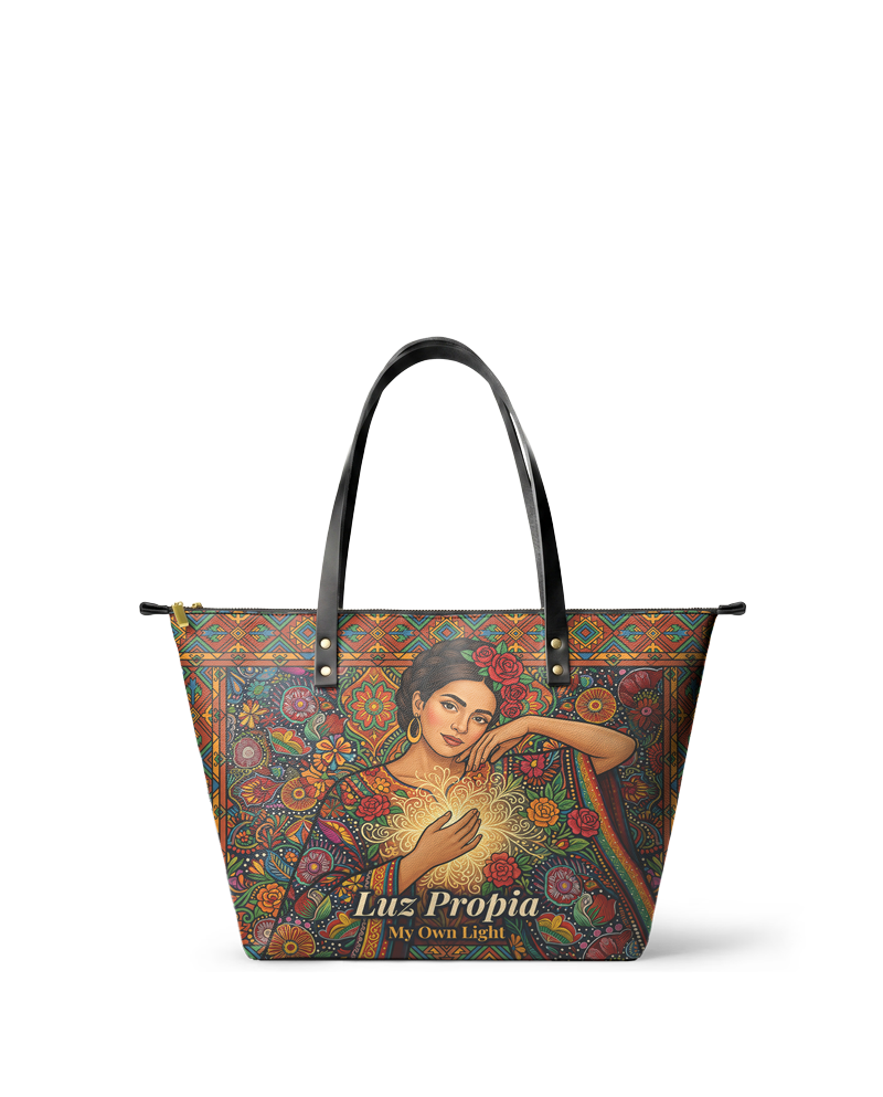 "Luz Propia" ver.3 Leather Tote Bag