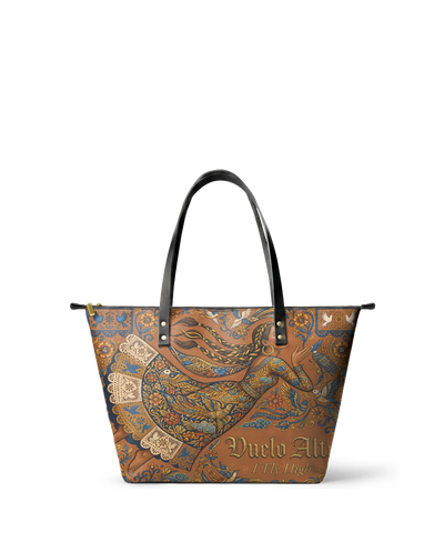 "Vuelo Alto" ver.2 Leather Tote Bag