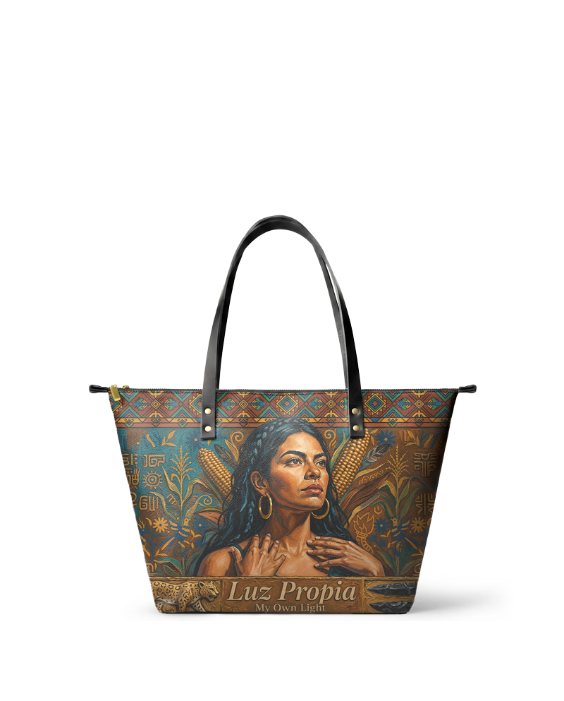 "Luz Propia" ver.4 Leather Tote Bag