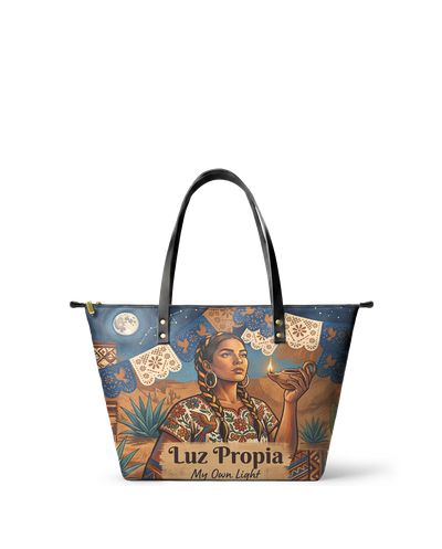 "Luz Propia" ver.1 Leather Tote Bag