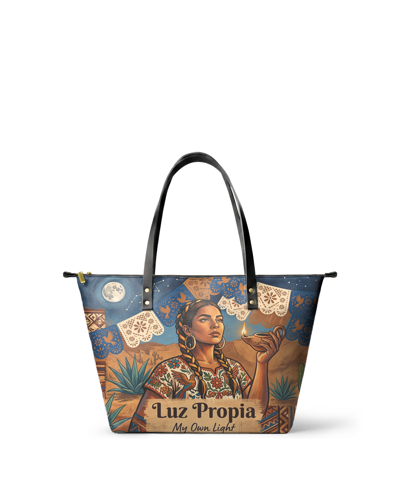"Luz Propia" ver.1 Leather Tote Bag