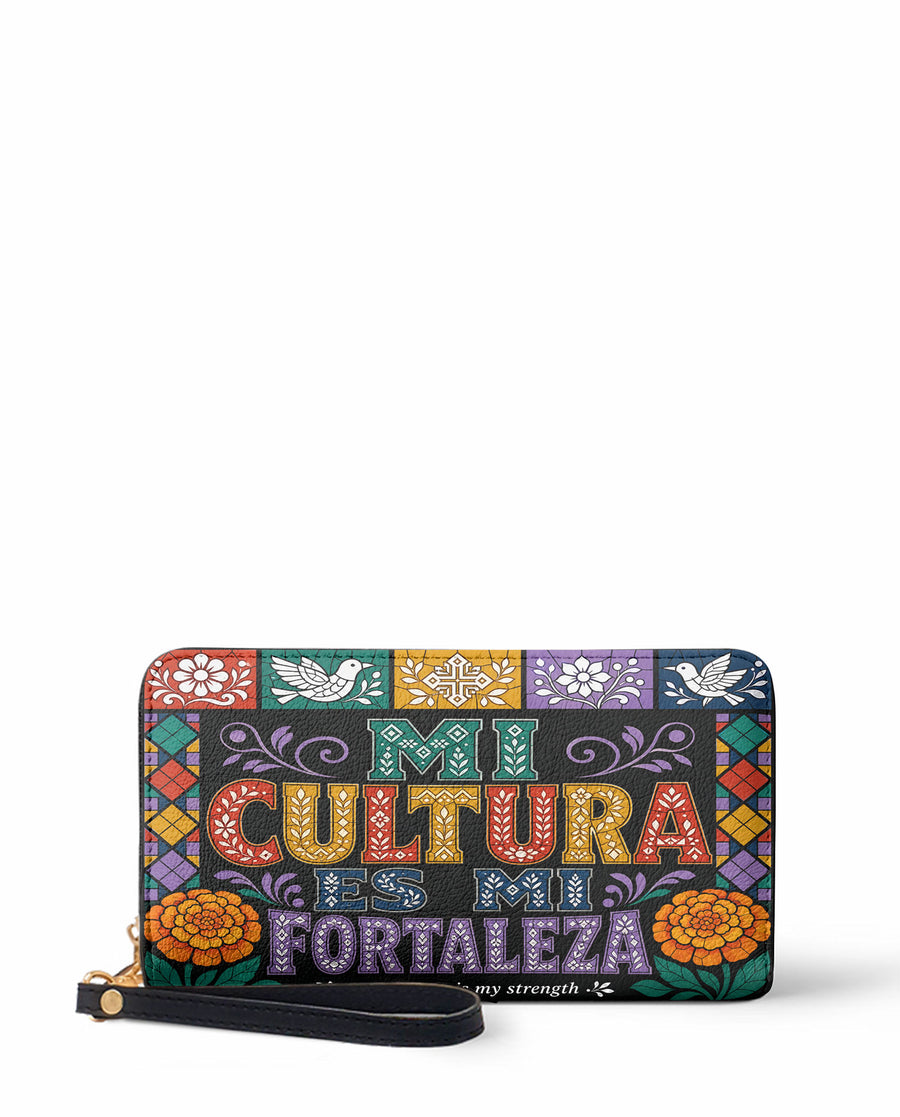 "Mi cultura es mi fortaleza" ver.4 Long Wallet