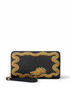 "XIUHCÓATL" Long Wallet - front view | Paleta Bags
