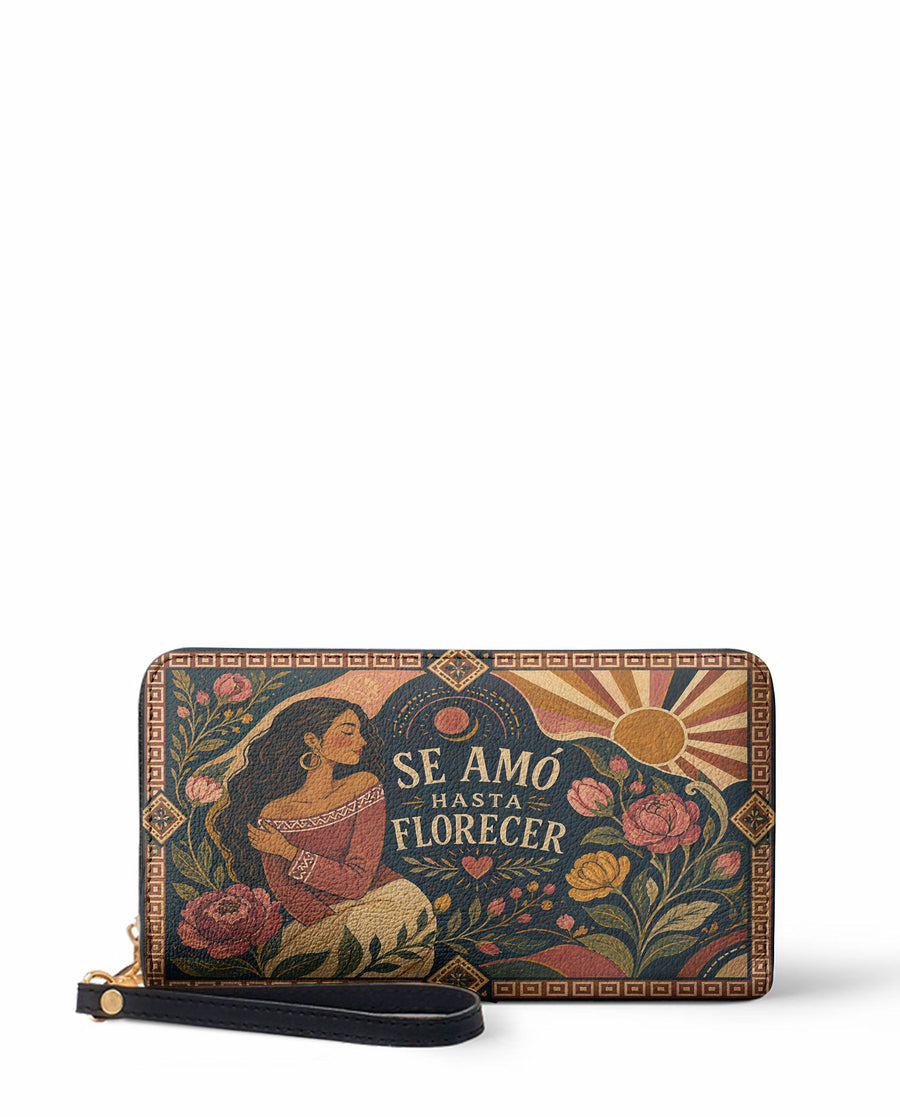 "Se amó hasta florecer" ver.1 Long Wallet