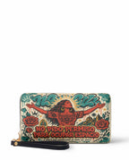 "No pido permiso para ocupar espacio" ver.3 Long Wallet - front view | Paleta Bags