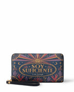 "Soy suficiente, tal y como soy" ver.3 Long Wallet - front view | Paleta Bags