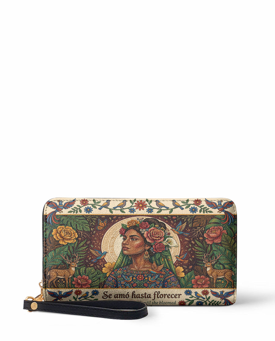 "Se amó hasta florecer" ver.8 Long Wallet