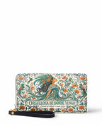 "Orgullosa de donde vengo" ver.3 Long Wallet - front view | Paleta Bags
