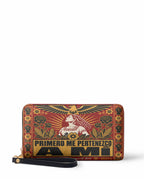 "Primero me pertenezco a mí" ver.3 Long Wallet - front view | Paleta Bags