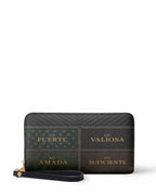 "LAS CUATRO VERDADES" ver.2 Long Wallet - front view | Paleta Bags