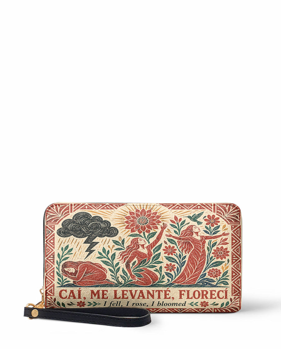 "Caí, me levanté, florecí" ver.2 Long Wallet