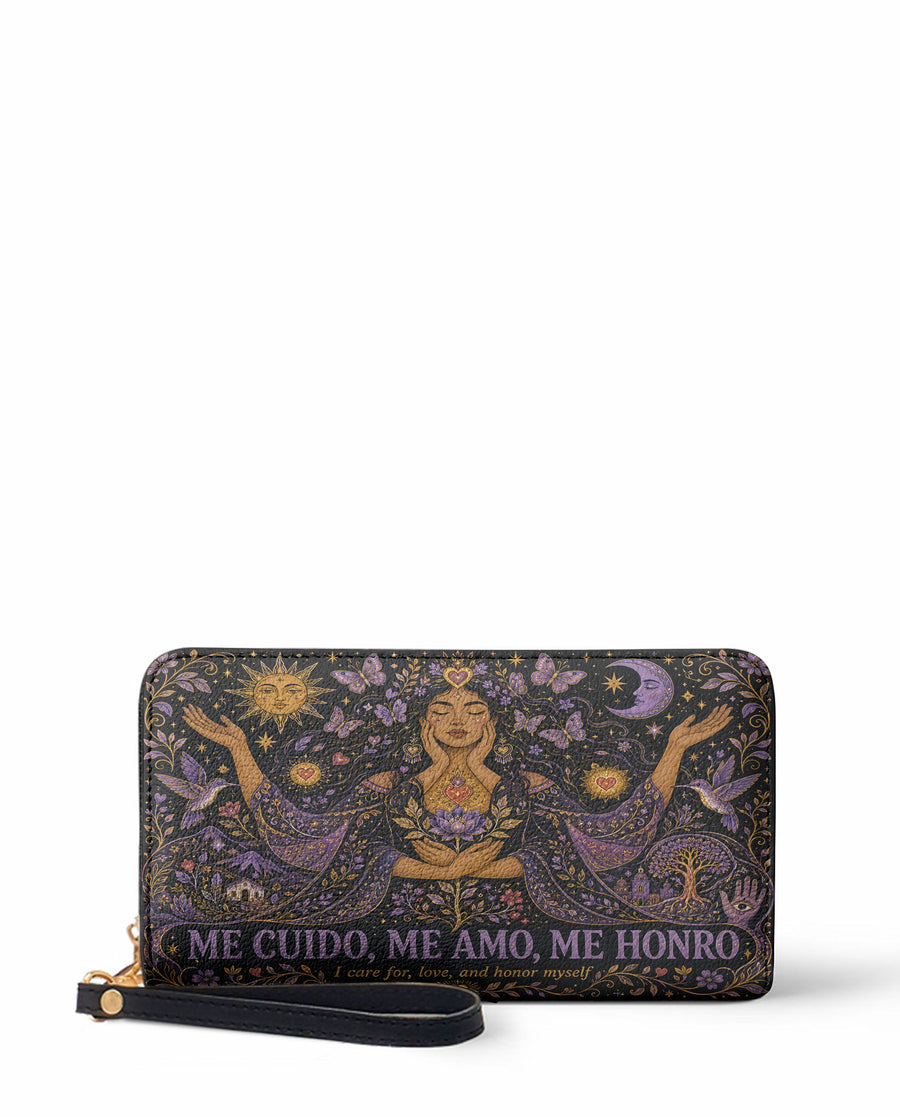 "Me cuido, me amo, me honro" ver.2 Long Wallet