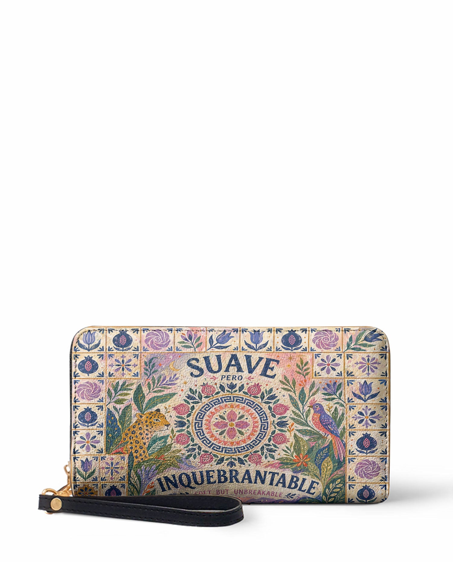 "Suave pero inquebrantable" ver.10 Long Wallet - front view | Paleta Bags