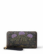 "Otomi Wild Embroidery" ver.4 Long Wallet - front view | Paleta Bags