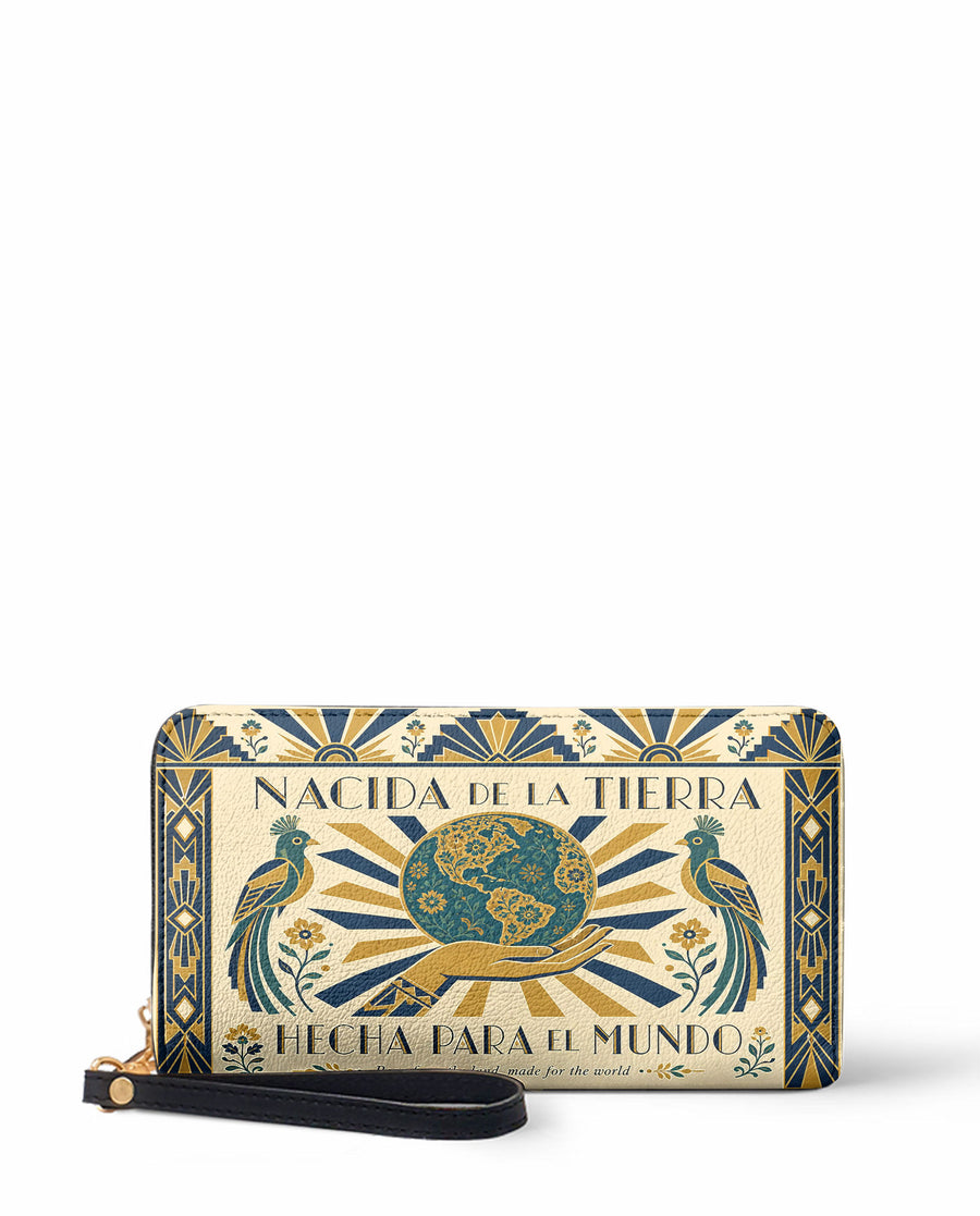"Nacida de la tierra, hecha para el mundo" ver.2 Long Wallet