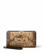 "Eres la mujer que alguna vez soñaste ser" ver.1 Long Wallet - front view | Paleta Bags
