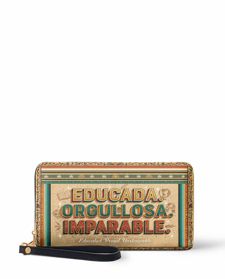 "Educada. Orgullosa. Imparable" ver.4 Long Wallet