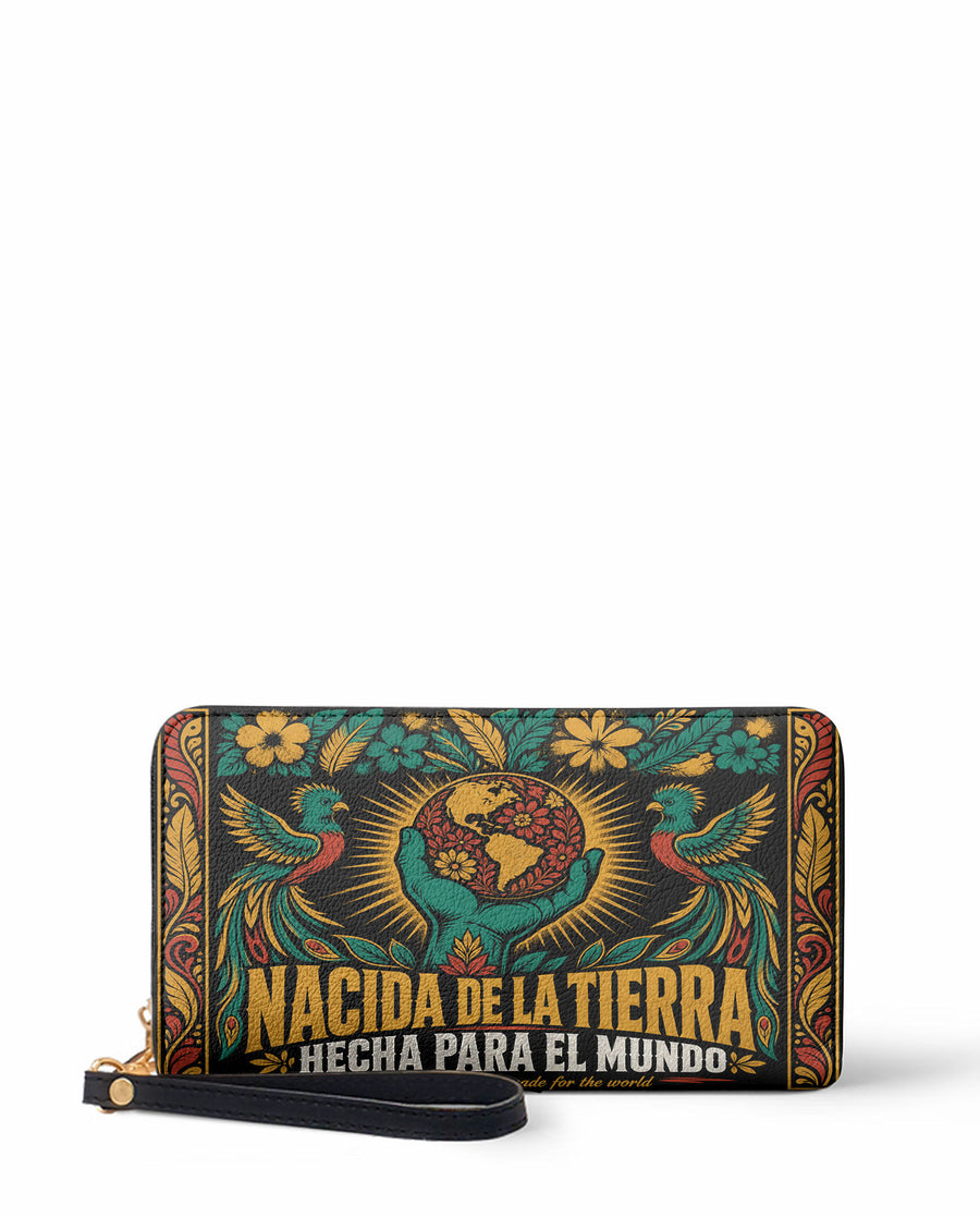 "Nacida de la tierra, hecha para el mundo" ver.4 Long Wallet