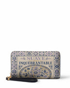 "Suave pero inquebrantable" ver.4 Long Wallet - front view | Paleta Bags