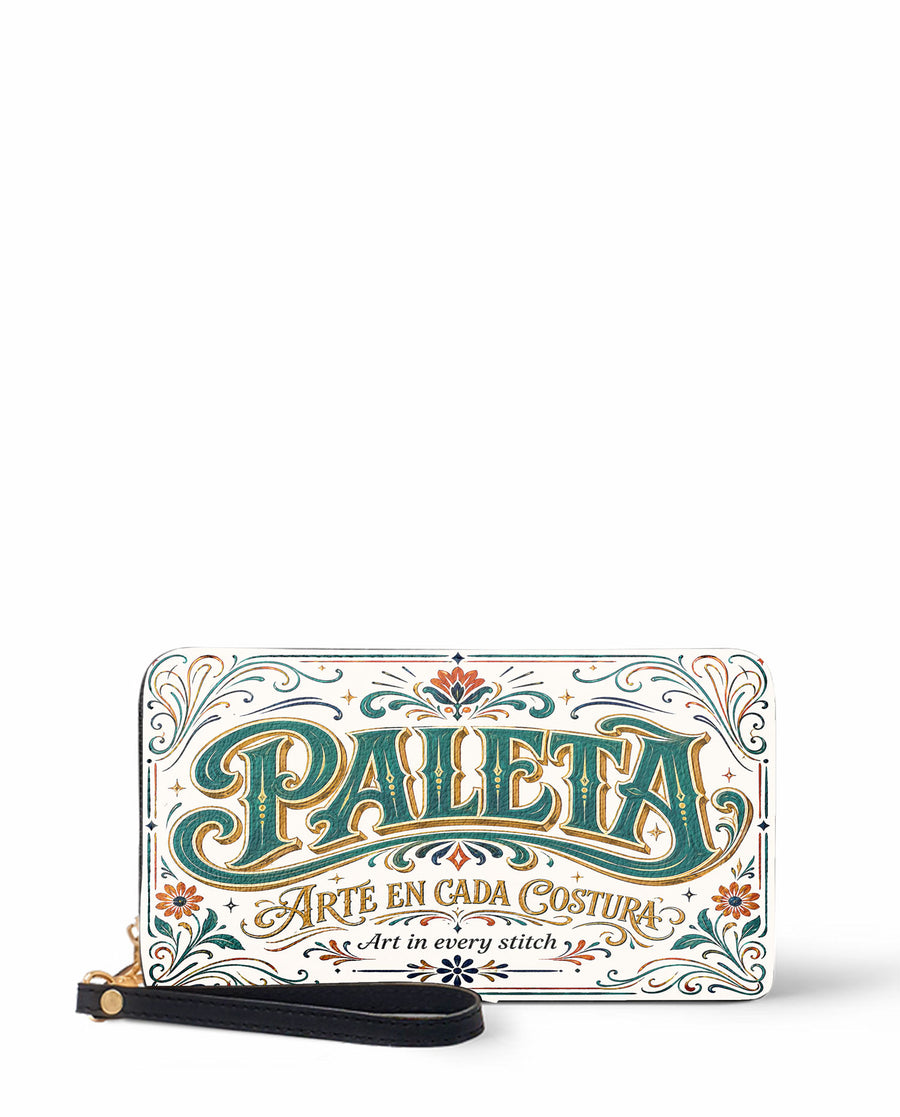 "La Paleta: Arte en cada costura" ver.2 Long Wallet