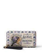 "Suave pero inquebrantable" ver.7 Long Wallet - front view | Paleta Bags