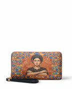"Soy Fuerte" ver.5 Long Wallet - front view | Paleta Bags