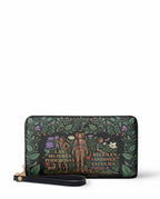 "Las mujeres poderosas crecen en jardines salvajes" ver.1 Long Wallet - front view | Paleta Bags