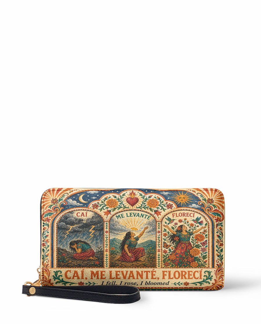 "Caí, me levanté, florecí" ver.1 Long Wallet
