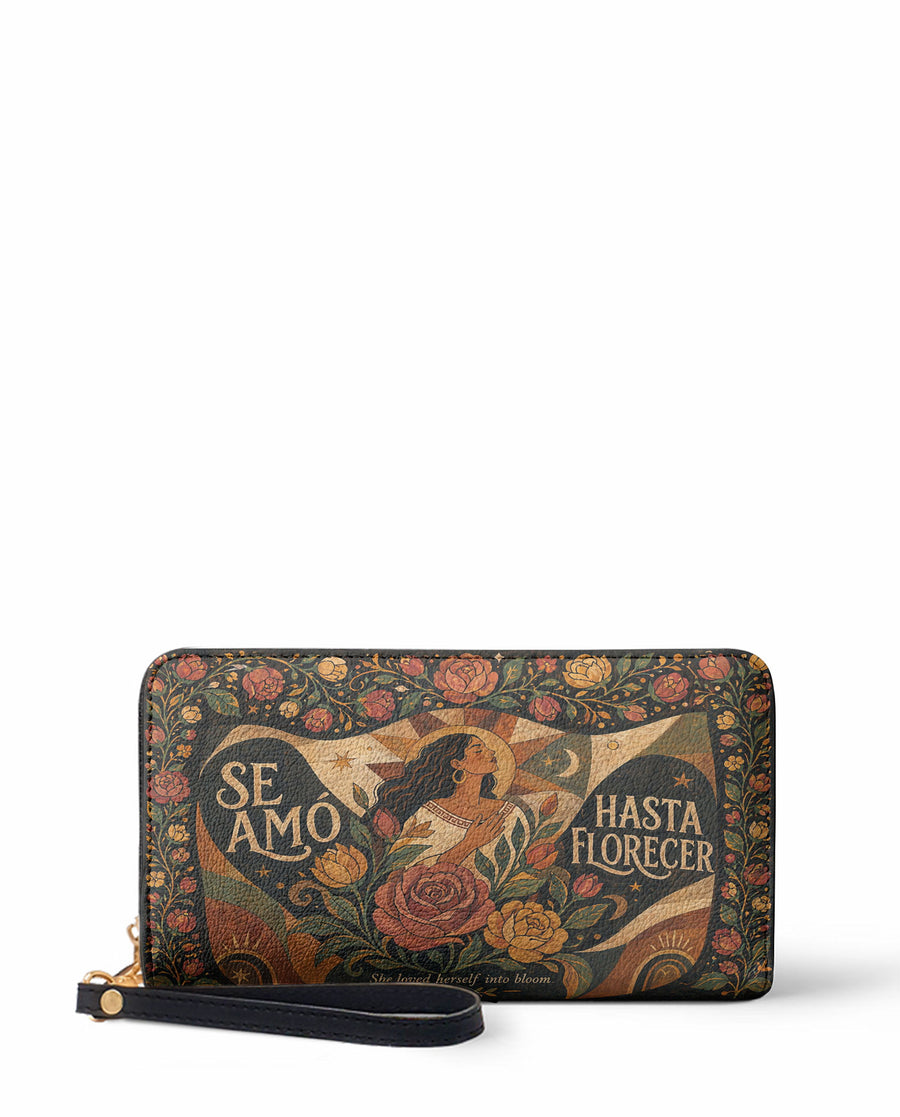"Se amó hasta florecer" ver.2 Long Wallet
