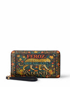"Feroz. Arraigada. Radiante" ver.5 Long Wallet - front view | Paleta Bags
