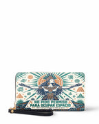 "No pido permiso para ocupar espacio" ver.4 Long Wallet - front view | Paleta Bags