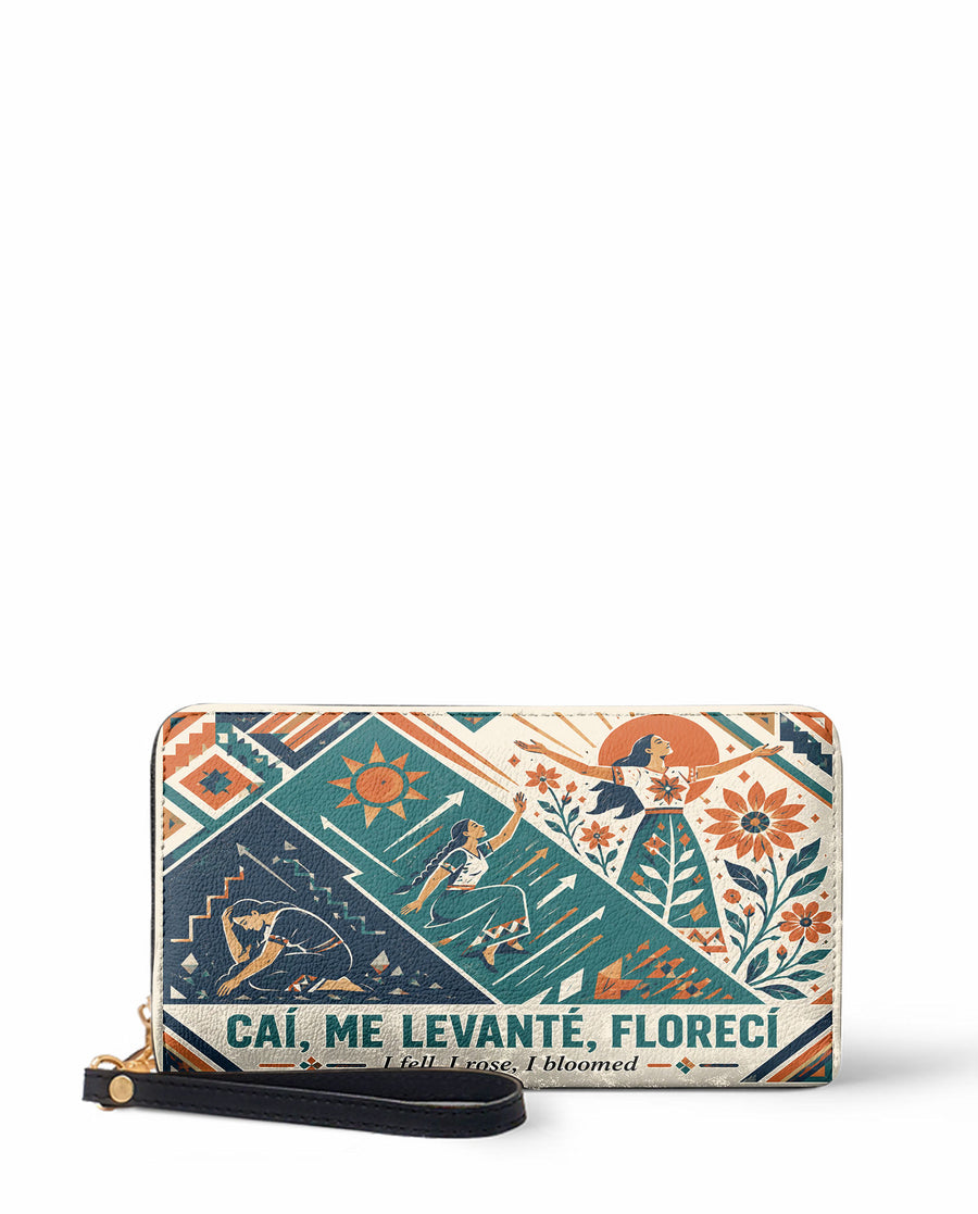 "Caí, me levanté, florecí" ver.3 Long Wallet