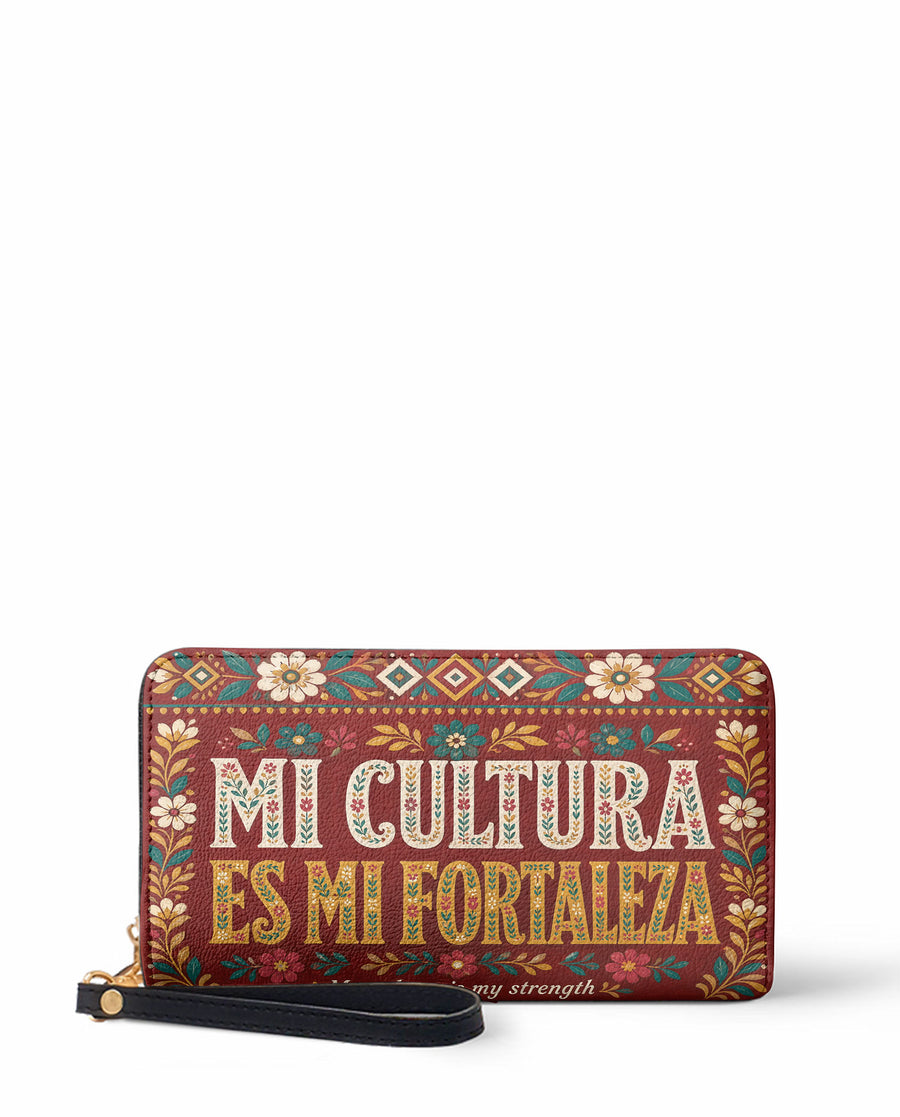 "Mi cultura es mi fortaleza" ver.6 Long Wallet